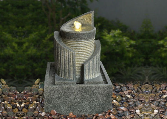 Chine fontaines d'eau décoratives d'enveloppe de demi-cercle de 49CM petites fournisseur