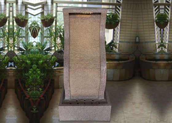 Chine Fontaine d'eau de luxe de grès d'ornement de patio fournisseur