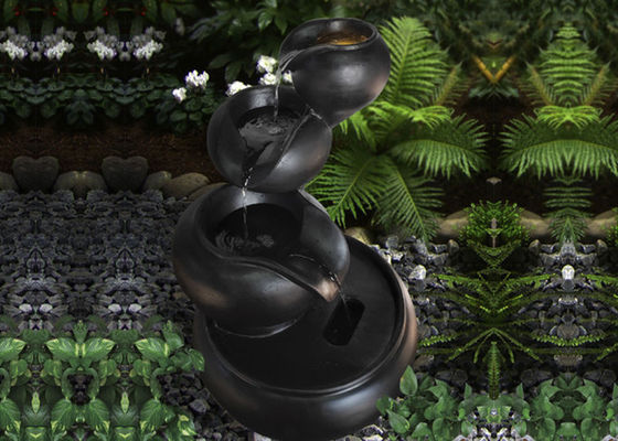 Chine Fontaines d'eau de pierre de fonte de pots de thé du jardin trois fournisseur