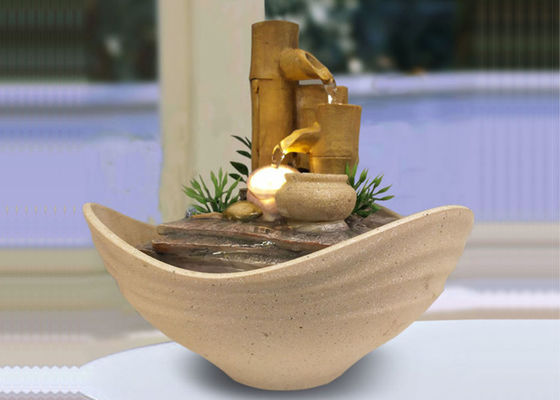 Chine Fontaine d'intérieur en bambou électrique de cascade de 7 pouces fournisseur