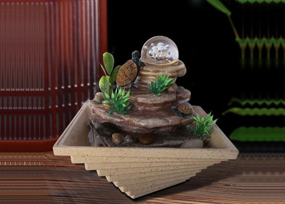Chine Décoration de l'eau de boule en verre de tortue d'intérieur fournisseur