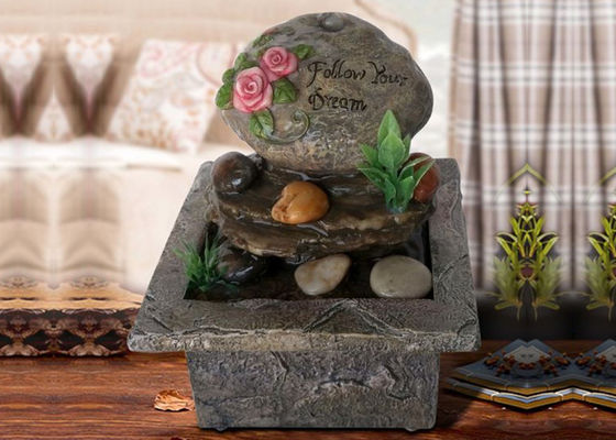 Chine Le petit jardin de rocaille de 6 pouces fleurit les fontaines extérieures d'intérieur fournisseur