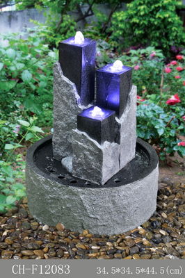 Petites fontaines d'eau décoratives de pétales fournisseur