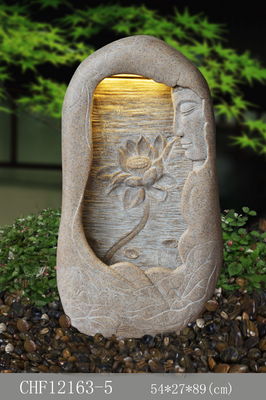 Fontaine d'eau de Lotus Bouddha fournisseur