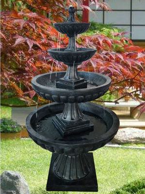 64 fontaine d'eau à gradins de l'ornement quatre de pouce fournisseur