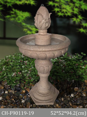 Fontaine d'eau à gradins de grès fournisseur