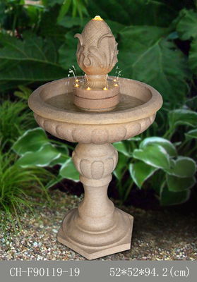Fontaine d'eau à gradins de grès fournisseur
