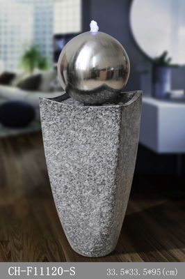 Caractéristique inoxydable moderne de l'eau de bille d'acier de Waterscape fournisseur