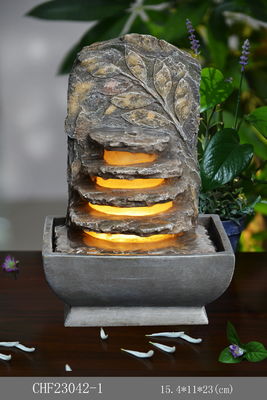 9 pouces allument la fontaine d'intérieur de cascade fournisseur