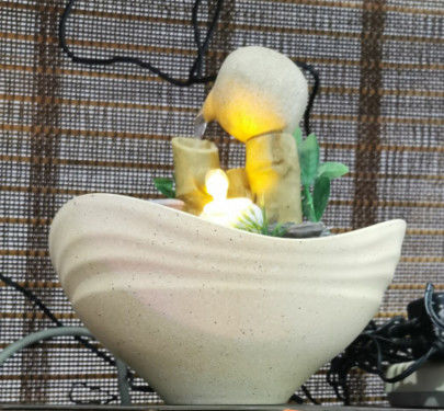 fontaine d'intérieur de cascade de décor de Ministère de l'Intérieur de 18.4cm fournisseur
