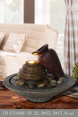 Fontaines de table d'intérieur de décor de bureau de 7 pouces fournisseur