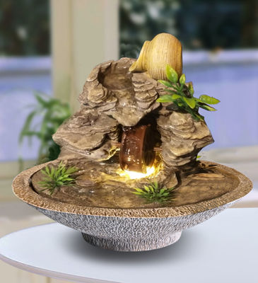 Fontaines de table d'intérieur de montagne multicolore de Polyresin fournisseur