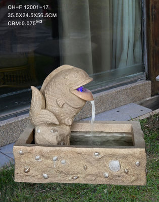 Fontaine de jardin de brique de grès de 23 poissons de pouce fournisseur