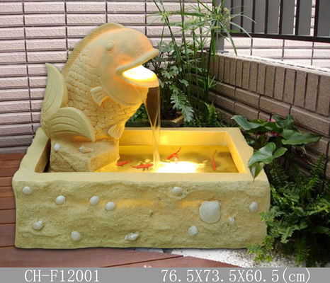 Fontaine de jardin de brique de grès de 23 poissons de pouce fournisseur