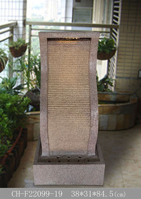 Fontaine d'eau de luxe de grès d'ornement de patio fournisseur