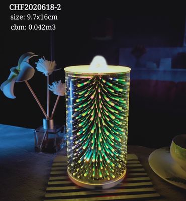Fontaine d'eau de mosaïque de bougie de décor d'éclairage fournisseur