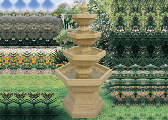 Fontaine d'eau à gradins de paysage de 61 rangées de pouce quatre fournisseur