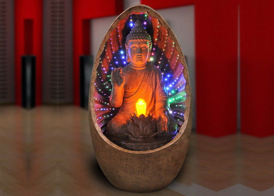 Fontaine d'eau colorée optique brillante de LED Bouddha fournisseur