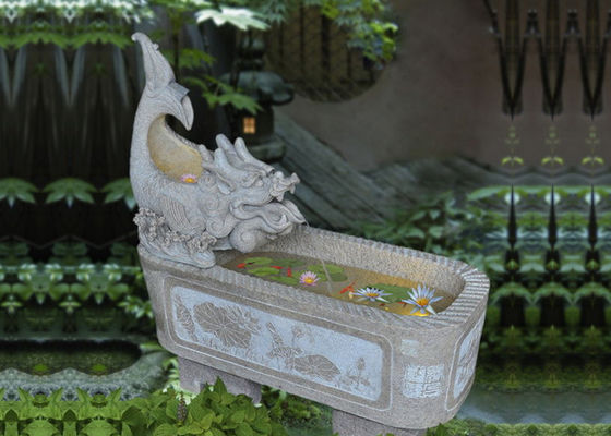 42&quot; dragon crache la fontaine d'eau de grès fournisseur