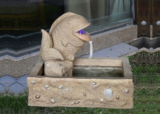 Fontaine de jardin de brique de grès de 23 poissons de pouce fournisseur