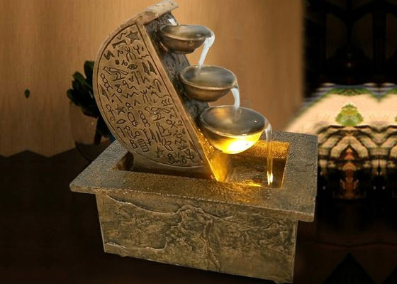 Fontaine d'intérieur de peinture de cascade de fortune d'or fournisseur