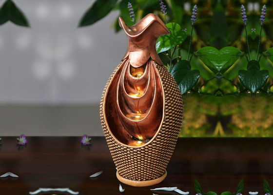 Fontaines d'eau d'intérieur de relaxation de Polyresin de pot de fleur fournisseur
