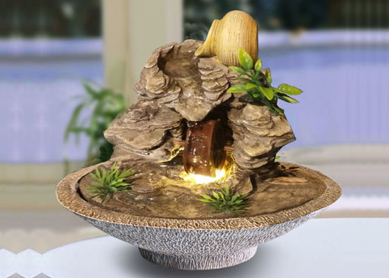 Fontaines de table d'intérieur de montagne multicolore de Polyresin fournisseur