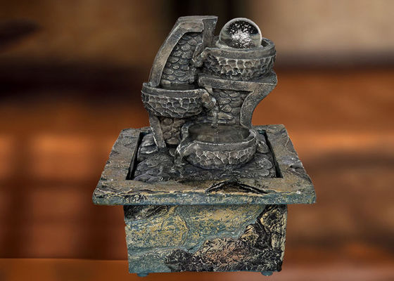 Fontaines extérieures d'intérieur de brique de Polyresin de décor de bureau fournisseur