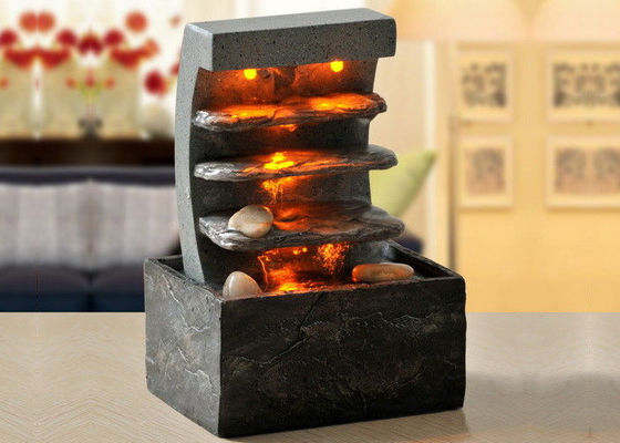 Quatre étapes 7&quot; fontaines extérieures d'intérieur de Polyresin fournisseur
