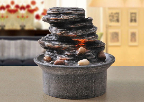 Fontaines extérieures d'intérieur de Polyresin Rockwork de 6 pouces fournisseur