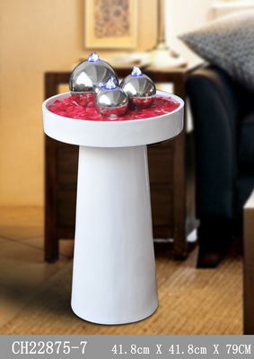 Fontaine d'eau menée chaude de fibre de verre de 80cm avec des lumières fournisseur