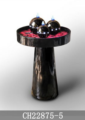 Fontaine d'eau menée chaude de fibre de verre de 80cm avec des lumières fournisseur