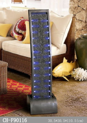 fontaines d'eau extérieures de 110cm avec les lumières menées fournisseur
