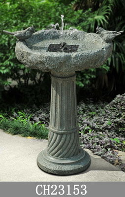 H70CM extérieur Polyresin a mené la fontaine d'eau légère fournisseur