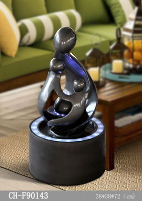 La caractéristique solaire de l'eau de H72CM allume Grey Couple With Candle brillant fournisseur